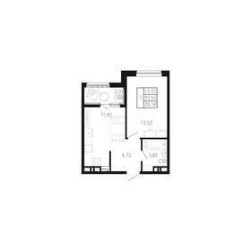35,4 м², 1-комнатная квартира 5 594 780 ₽ - изображение 6