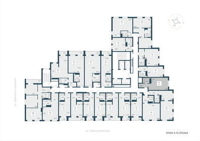 28 м², квартира-студия 4 750 000 ₽ - изображение 78