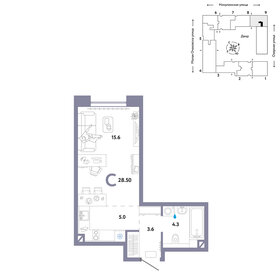 28,5 м², 1-комнатная квартира 16 190 000 ₽ - изображение 45