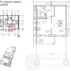 Квартира 35,1 м², 1-комнатная - изображение 2