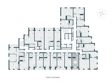 28 м², квартира-студия 4 750 000 ₽ - изображение 68