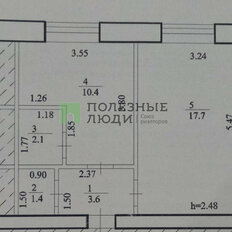 Квартира 35,2 м², 1-комнатная - изображение 1