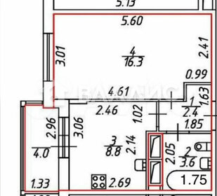 Квартира 35,1 м², 1-комнатная - изображение 1