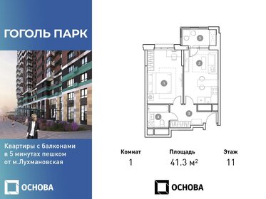 41,2 м², 1-комнатная квартира 10 155 800 ₽ - изображение 60