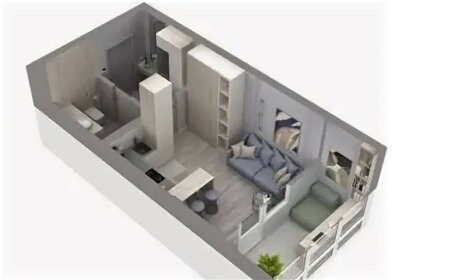 22,3 м², квартира-студия 4 850 000 ₽ - изображение 103