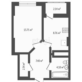 Квартира 37,4 м², 1-комнатная - изображение 1