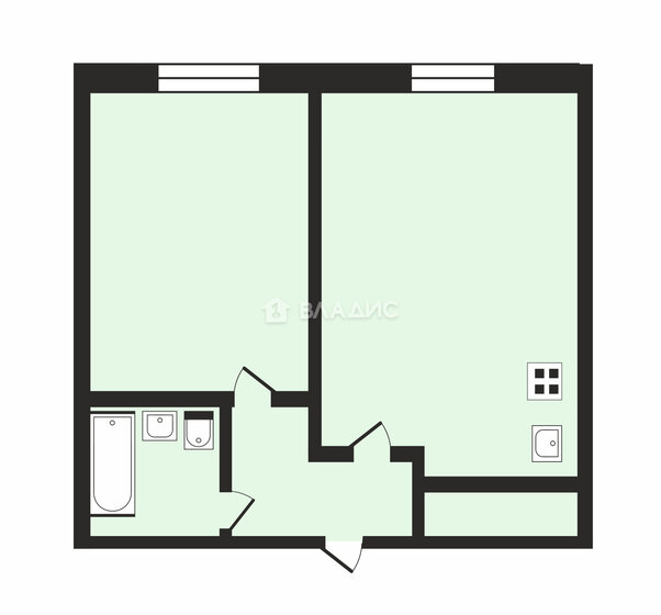 32,3 м², 1-комнатная квартира 11 200 000 ₽ - изображение 19