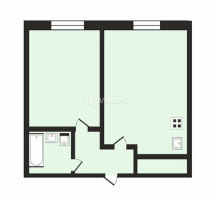 Квартира 32,3 м², 1-комнатная - изображение 1