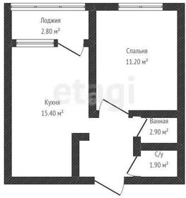 Квартира 37,4 м², 1-комнатная - изображение 1