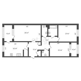 137,8 м², 3-комнатная квартира 5 100 000 ₽ - изображение 4