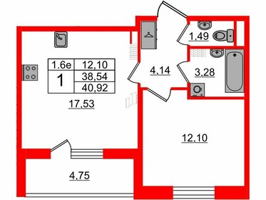 68,4 м², 3-комнатная квартира 10 500 000 ₽ - изображение 88