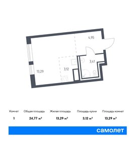 23,4 м², квартира-студия 3 676 172 ₽ - изображение 20