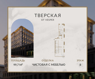 Квартира 99,7 м², 1-комнатные - изображение 1