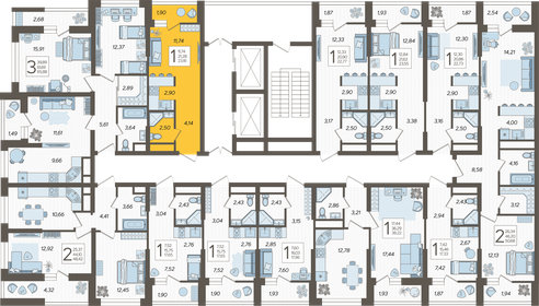 18 м², квартира-студия 7 000 000 ₽ - изображение 149