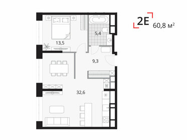 59,7 м², 3-комнатная квартира 24 938 000 ₽ - изображение 18