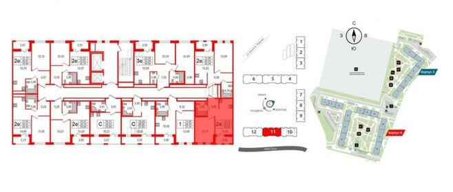 Квартира 37 м², 1-комнатная - изображение 2