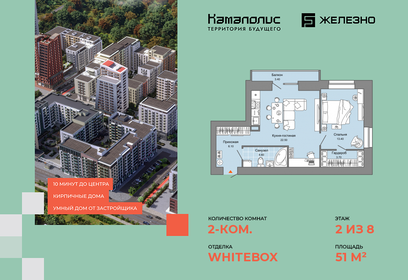 46,2 м², 2-комнатная квартира 8 020 000 ₽ - изображение 78