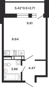 32,2 м², 1-комнатная квартира 5 490 000 ₽ - изображение 57