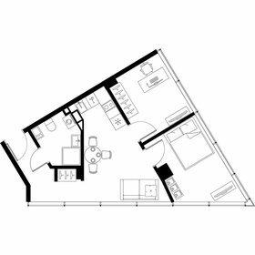 Квартира 45,3 м², 2-комнатные - изображение 1