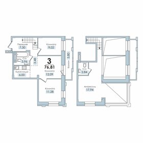 134,1 м², 4-комнатная квартира 15 500 000 ₽ - изображение 123