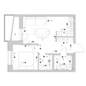 43,6 м², 1-комнатная квартира 8 300 000 ₽ - изображение 1