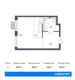 28 м², квартира-студия 6 700 000 ₽ - изображение 124