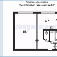 Квартира 29,3 м², 1-комнатная - изображение 3