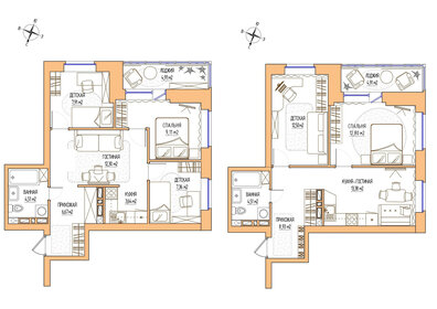 68,3 м², 2-комнатная квартира 9 610 000 ₽ - изображение 96
