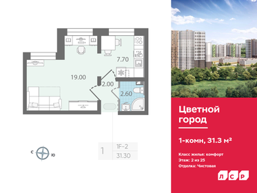 32 м², 1-комнатная квартира 5 100 000 ₽ - изображение 85