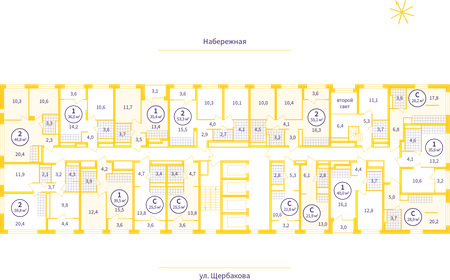 36 м², 1-комнатная квартира 3 600 000 ₽ - изображение 71