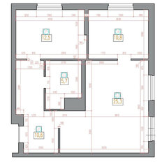 Квартира 68 м², 3-комнатная - изображение 2