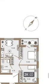 Квартира 46,1 м², 2-комнатная - изображение 1