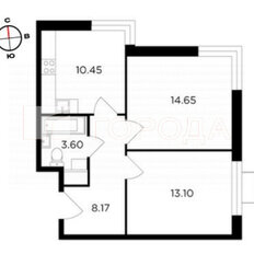 Квартира 50 м², 2-комнатная - изображение 5