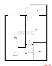 Квартира 36 м², 1-комнатная - изображение 1