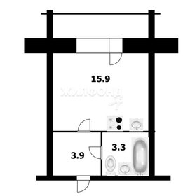 Квартира 23,1 м², студия - изображение 1