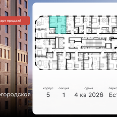 Квартира 33,4 м², 1-комнатная - изображение 2