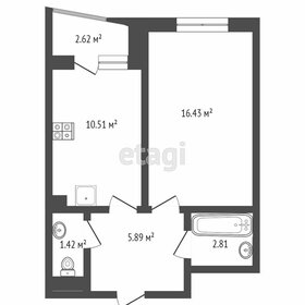 40 м², 1-комнатная квартира 5 200 000 ₽ - изображение 12