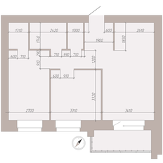 Квартира 63,4 м², 2-комнатная - изображение 2