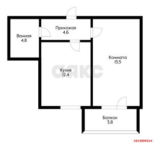 37,4 м², 1-комнатная квартира 3 150 000 ₽ - изображение 89