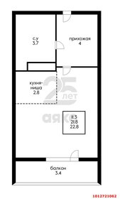 22,3 м², квартира-студия 2 700 000 ₽ - изображение 21