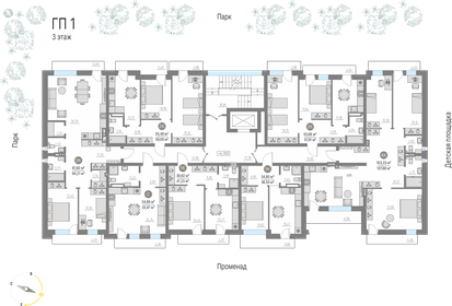 34,2 м², квартира-студия 4 500 000 ₽ - изображение 11