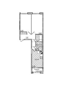 Квартира 53,1 м², 2-комнатная - изображение 1