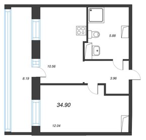 29,3 м², 1-комнатные апартаменты 9 067 500 ₽ - изображение 19