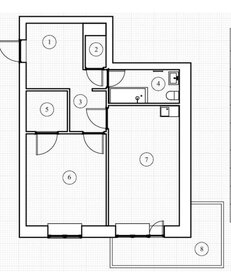 Квартира 51,8 м², 2-комнатная - изображение 1