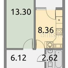 Квартира 32 м², 1-комнатная - изображение 2