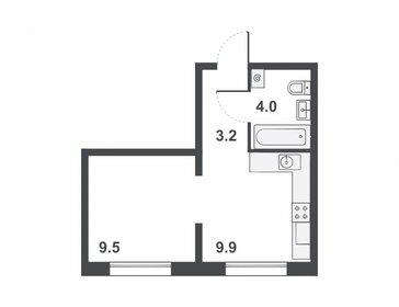 46,8 м², 1-комнатная квартира 4 027 380 ₽ - изображение 46