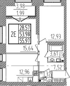 50 м², 2-комнатная квартира 16 000 000 ₽ - изображение 95