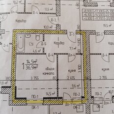 Квартира 37 м², 1-комнатная - изображение 2