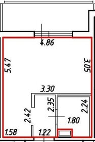 Квартира 25,2 м², студия - изображение 1