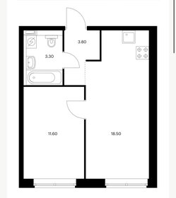 Квартира 37 м², 2-комнатная - изображение 1